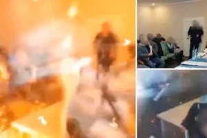Councillor detonates three grenades in Ukrainian village council meeting, injuring 26 with six in critical condition