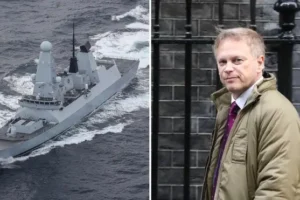 Royal Navy destroyer shoots down drone targeting cargo ships in the Red Sea, Grant Shapps says