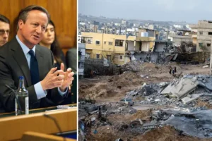 David Cameron calls for ‘sustainable’ ceasefire amid escalating Gaza conflict, as Israel has killed ‘too many civilians’