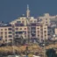Israeli military vehicles inside the Gaza Strip