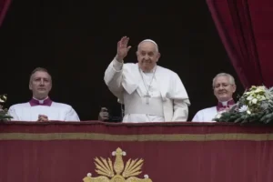 Pope blasts weapons industry as he makes Christmas appeal for world peace