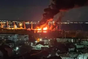 Russian navy ship ‘destroyed’ in Black Sea off Crimea, Kremlin confirms, as ‘two Ukrainian fighter jets destroyed’
