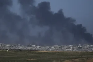 Israeli forces ‘bombard Gaza refugee camps’ as expanded ground offensive looms