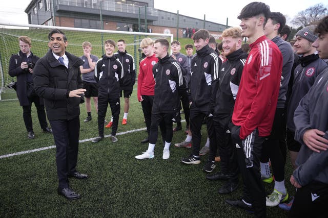 2-75017321 Rishi Sunak visit to Lancashire