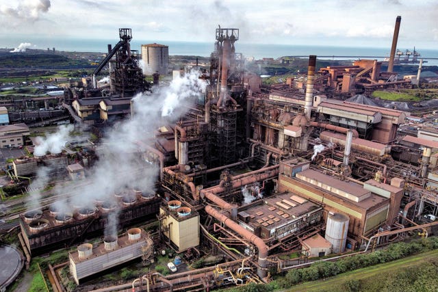 2-75092219 Tata Steel’s Port Talbot steelworks in south Wales
