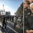 Crowds had gathered to commemorate Qasem Soleimani