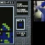 Willis Gibson reacts after playing a game of Tetris