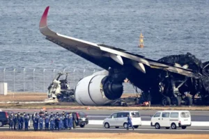 Pilots of Japanese plane involved in horror crash didn’t realise aircraft was on fire until told by crew