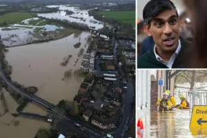 Flood victims should be ‘reassured’ over response, Sunak says despite more than 1,000 homes deluged