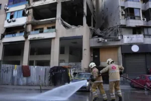 Hezbollah fires rockets at Israel in response to killing of senior Hamas figure