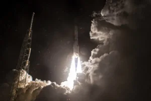 US mission to moon carrying remains of Star Trek actors and JFK’s DNA suffers technical problem