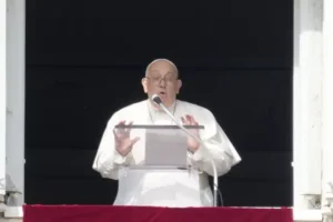 Pope acknowledges same-sex blessings row but insists: ‘Lord blesses everyone’
