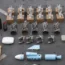 What are claimed to be Iranian-made missile components bound for Yemen’s Houthi seized from a vessel in the Arabian Sea