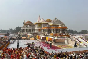 Modi opens controversial Hindu temple ahead of national polls in India