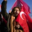 People shout slogans during a protest against Sweden’s Nato membership called by Turkish Vatan, or Patriotic Party, in Istanbul on Tuesday