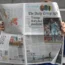 A man reading the Daily Telegraph