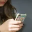 Girl using a mobile phone