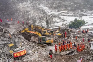 Death toll in south-west China landslide rises to 39, with five still missing