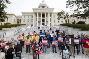 Alabama set for first execution with nitrogen gas