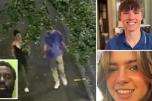 Chilling CCTV shows final moments of student best friends who were knifed to death by Nottingham triple killer