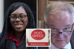 Post Office chairman sacked by Business Sec Badenoch after ‘rows’ in wake of public outcry of Horizon scandal