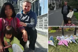 Coroner breaks down as she opens inquest into deaths of two schoolgirls and family who were found in Costessey home