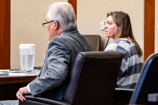 2f3937c1ce834fb8a52ef9ee4fddbdae Defendant Jodi Hildebrandt looks on during court in St George, Utah