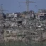 Ruined buildings in Gaza