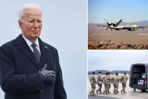 US begins wave of airstrikes in Iraq and Syria in retaliation for Jordan drone attack that killed three US troops