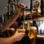 A drink being prepared in a pub