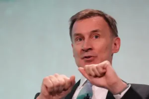 Hunt claims tax rises needed to fund Labour’s £28bn green spending pledge