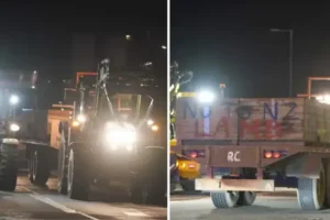 Farmers blockade Dover as food import protests that have rocked EU come to Britain