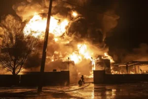 Russia launches 45 drones in mass barrage of Ukraine