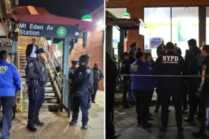 One person killed and five others injured in shooting at a New York City subway station during rush hour