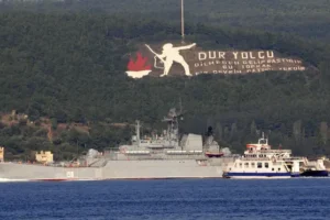 Ukrainian military claims it sank Russian landing ship in Black Sea