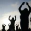 People doing yoga