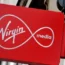 A shop sign for Virgin media