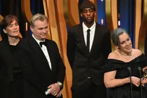YouTube ‘prankster’ disrupts Oppenheimer’s award presentation – as security breach taken ‘very seriously’ by Bafta