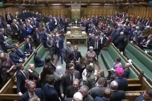 SNP and Conservative MPs walk out of Commons chamber in protest in chaotic scenes at Gaza debate