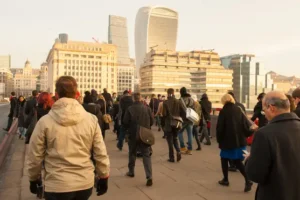 UK expected to leave recession as private sector grows at nine-month high