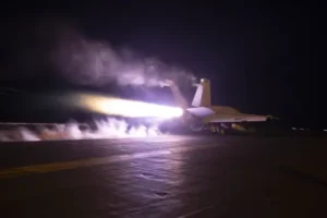 US and UK strike Houthi sites in Yemen amid surge in Red Sea attacks on ships