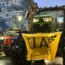 A protest by farmers outside a meeting of EU agriculture ministers in Brussels