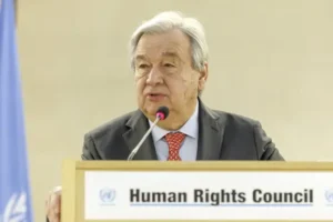 UN secretary general warns world is becoming ‘less safe by the day’