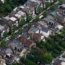 An aerial view of houses