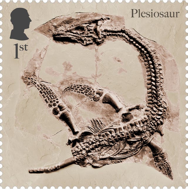 2-75536423 Royal Mail Age of the Dinosaur stamps