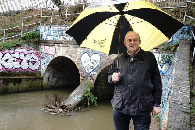 Liberal Democrat leader Sir Ed Davey