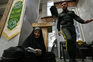 Hardliners leading Iranian election amid reported record low turnout