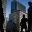 Workers in London's Canary Wharf