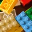 Coloured lego bricks