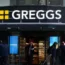 The front entrance of a branch of Greggs